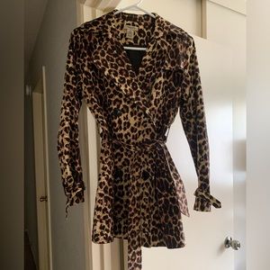 Cheetah Blazer Coat Jacket